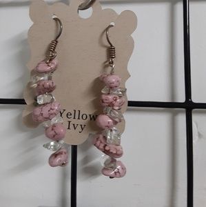 Dangle earrings handmade.